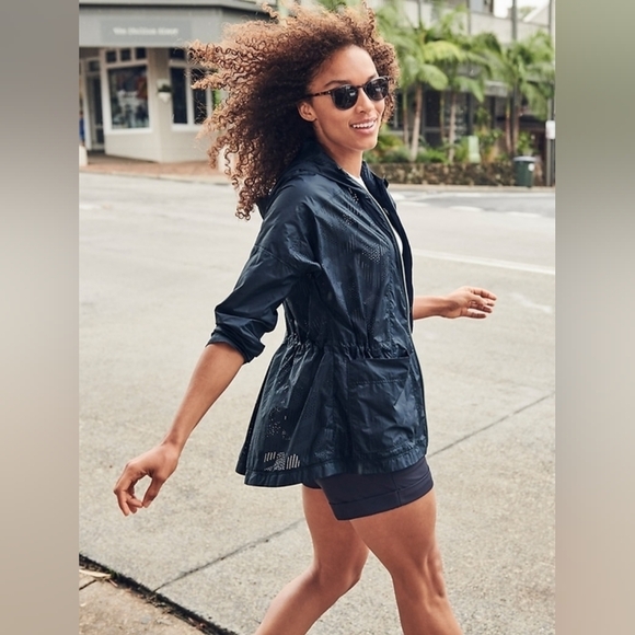 Athleta Jackets & Blazers - Athleta Passport Jacket in navy blue